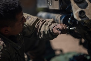 1st Armored Division conduct maintenance during Balkan Sentinel in Bulgaria