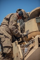 1st Armored Division conduct maintenance during Balkan Sentinel in Bulgaria