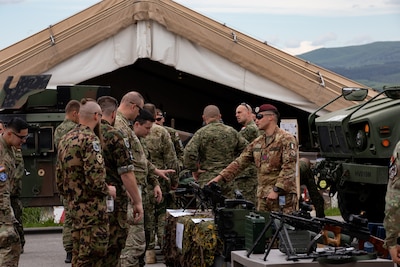 Army Guard Soldiers in Kosovo Host Inaugural Event for Non-Commissioned Officers