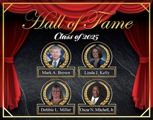 The Class of 2025 honorees are Mark Brown, Linda Kelly, Debbie Miller and Oscar Mitchell.