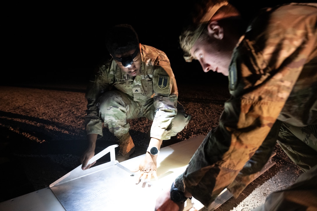 Soldiers Experiment with High Altitude Balloons during Arcane Thunder