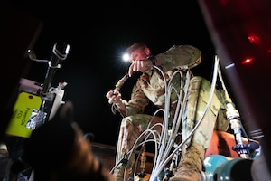 Soldiers Experiment with High Altitude Balloons during Arcane Thunder