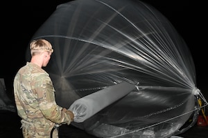 Soldiers Experiment with High Altitude Balloons during Arcane Thunder