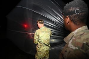 Soldiers Experiment with High Altitude Balloons during Arcane Thunder