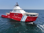 The U.S. Coast Guard Cutter Storis is shown here underway, June 3, 2025.