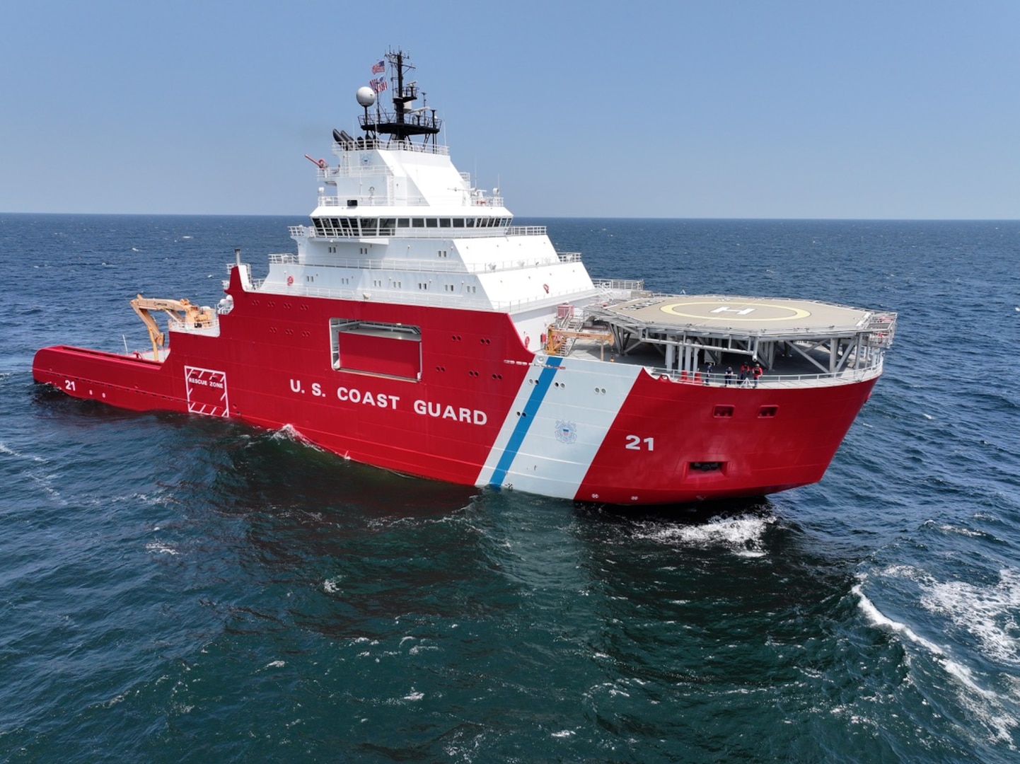 The U.S. Coast Guard Cutter Storis is shown here underway, June 3, 2025.