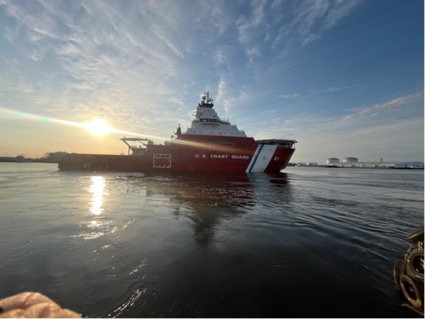 The U.S. Coast Guard Cutter Storis is shown here underway during sea-trials, May 22, 2025.