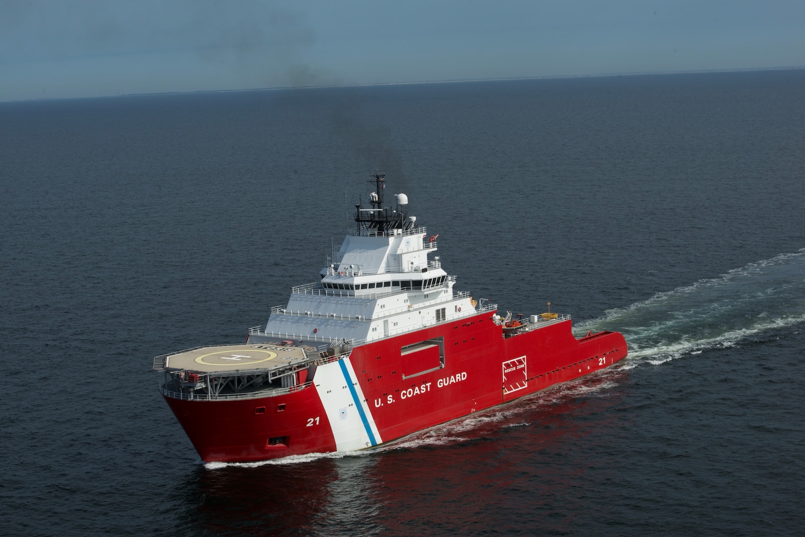 The U.S. Coast Guard Cutter Storis is shown here underway during a shakedown cruise, May 22, 2025.