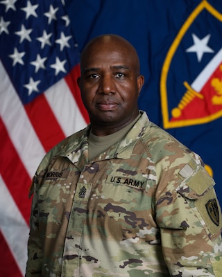 Official photo of CSM James E. Morris Jr., U.S. Army NATO Brigade