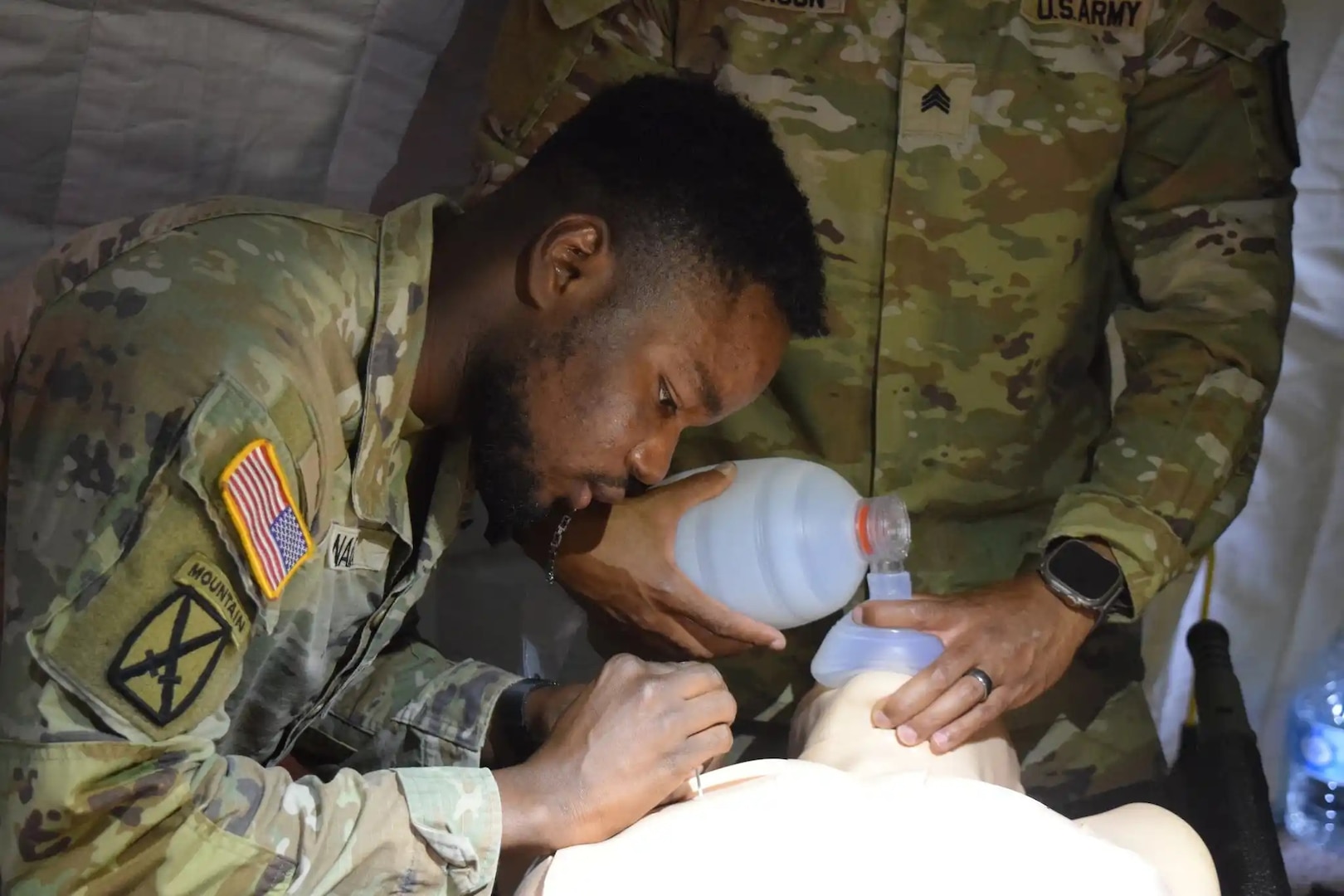 Respiratory Therapist Students Sharpen Skills in Joint Field Training Exercise