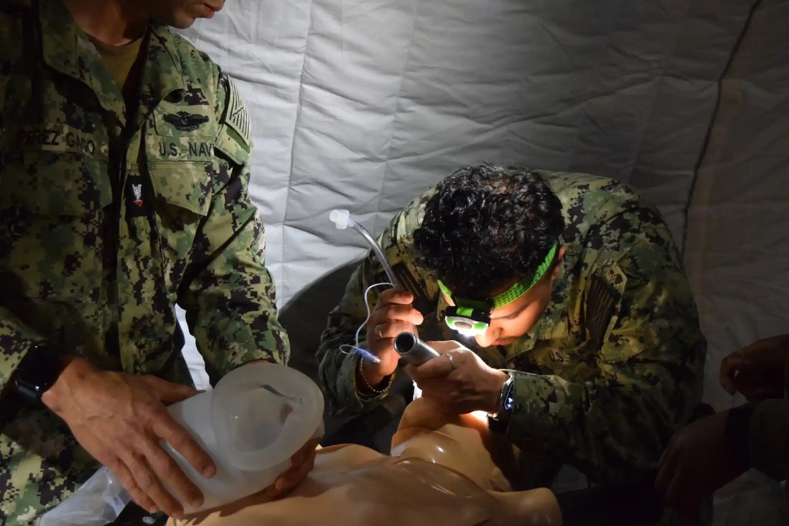 Respiratory Therapist Students Sharpen Skills in Joint Field Training Exercise