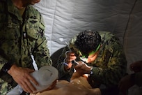 Respiratory Therapist Students Sharpen Skills in Joint Field Training Exercise