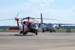 Coast Guard crews from Air Station Clearwater pre-stage assets at Coast Guard Aviation Training Center Mobile to assist post-Hurricane Milton, in Mobile, Alabama, Oct. 7, 2024. Following the hurricane’s departure, Coast Guard crews stand ready for search and rescue and will assess ports and waterways to ensure mariners can transit safely through the area. (U.S. Coast Guard video by Petty Officer 1st Class Riley Perkofski)
