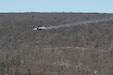 A 175th Wing A-10 conducts training at Bollen Air-to-Ground Range located at Fort Indiantown Gap, Annville, Pennsylvania, April 15, 2025. Bollen Range is operated by the 193rd Special Operations Wing and supports training activities for a variety of aircraft from U.S. Air Force units as well as additional military helicopter, heavy transport and special mission aircraft conducting training in the northeastern United States. (U.S. Air National Guard photo by Airman Austin Stern)