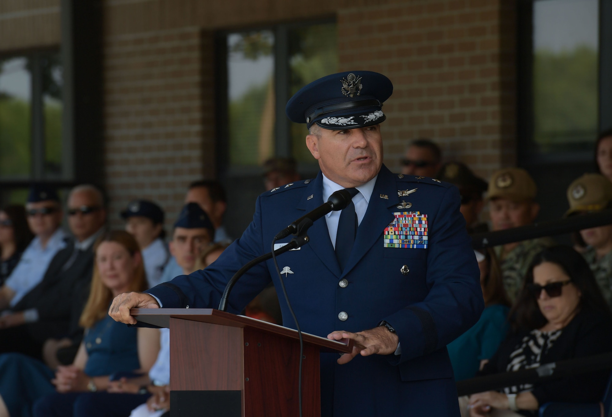 An airman speaking.