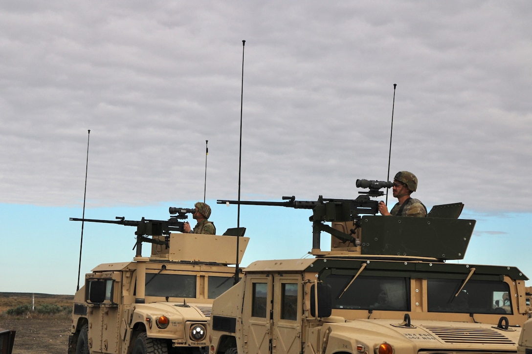 Operation Trail Breaker Gunnery is a 364th ESC training event, consisting of gunnery crews from 96th Sustainment Brigade, 652nd Regional Support Group and 654th Regional Support Group, focusing on crew-served weapons qualification while simultaneously developing qualified cadre to sustain future gunnery programs across the command.