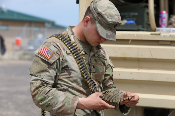 Operation Trail Breaker Gunnery is a 364th ESC training event, consisting of gunnery crews from 96th Sustainment Brigade, 652nd Regional Support Group and 654th Regional Support Group, focusing on crew-served weapons qualification while simultaneously developing qualified cadre to sustain future gunnery programs across the command.