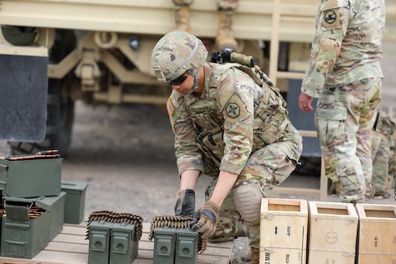 Operation Trail Breaker Gunnery is a 364th ESC training event, consisting of gunnery crews from 96th Sustainment Brigade, 652nd Regional Support Group and 654th Regional Support Group, focusing on crew-served weapons qualification while simultaneously developing qualified cadre to sustain future gunnery programs across the command.