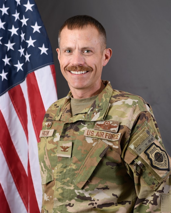 Col Hicok poses for an official photo.