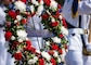 WASHINGTON (June 4, 2025) Naval District Washington commemorated the 83rd anniversary of the Battle of Midway with a wreath-laying ceremony at the U.S. Navy Memorial. The Battle of Midway, fought over and near Midway Atoll—approximately 1,500 nautical miles northwest of Hawaii—marked a pivotal turning point and the strategic high water mark of the Pacific War. (U.S. Navy photo by Mass Communication Specialist 1st Class Griffin Kersting)