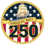 Navy and Nation 250 Logo