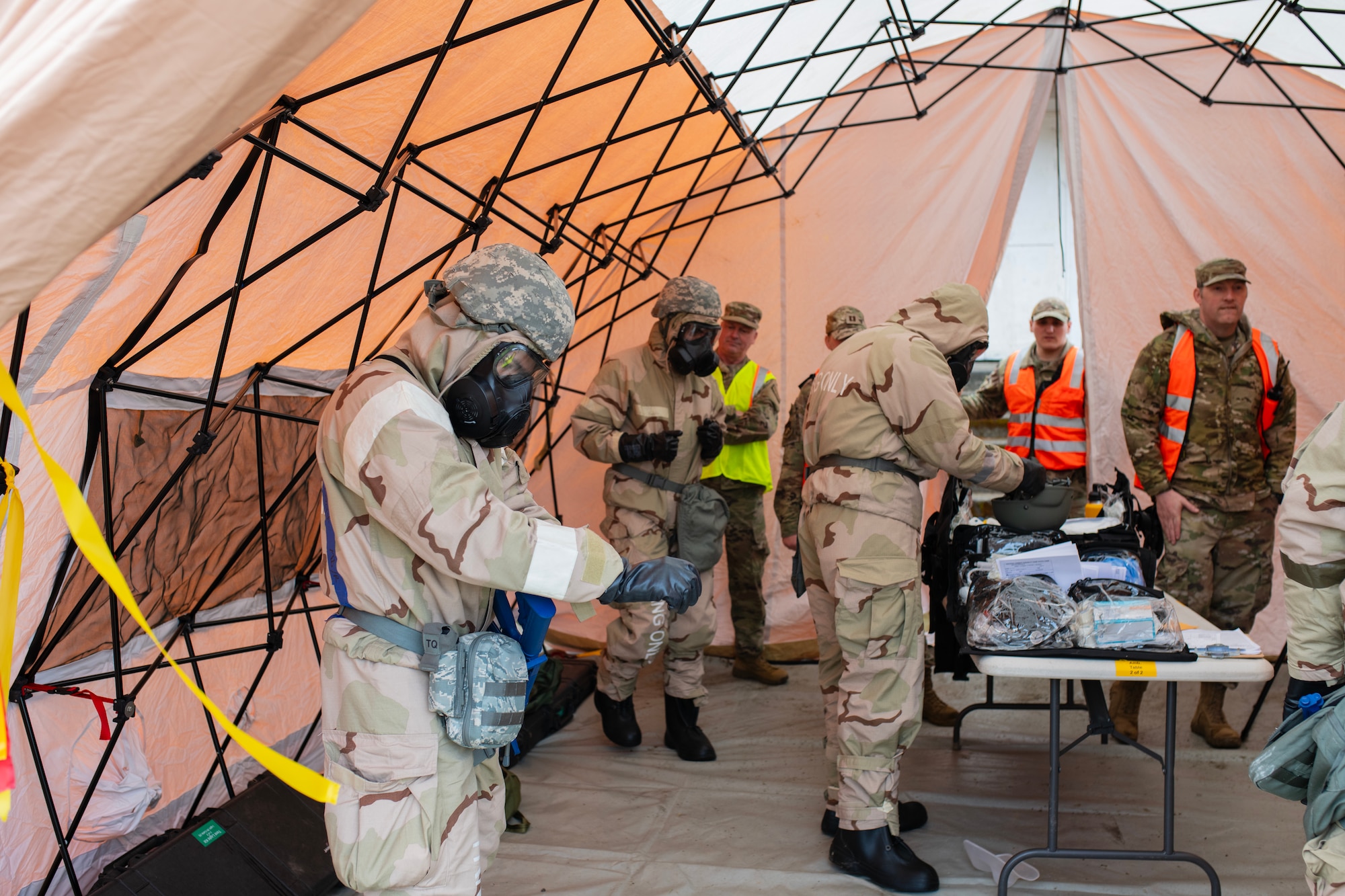 142nd MSG and MDG Airmen Build New Skills in Deployment Exercise