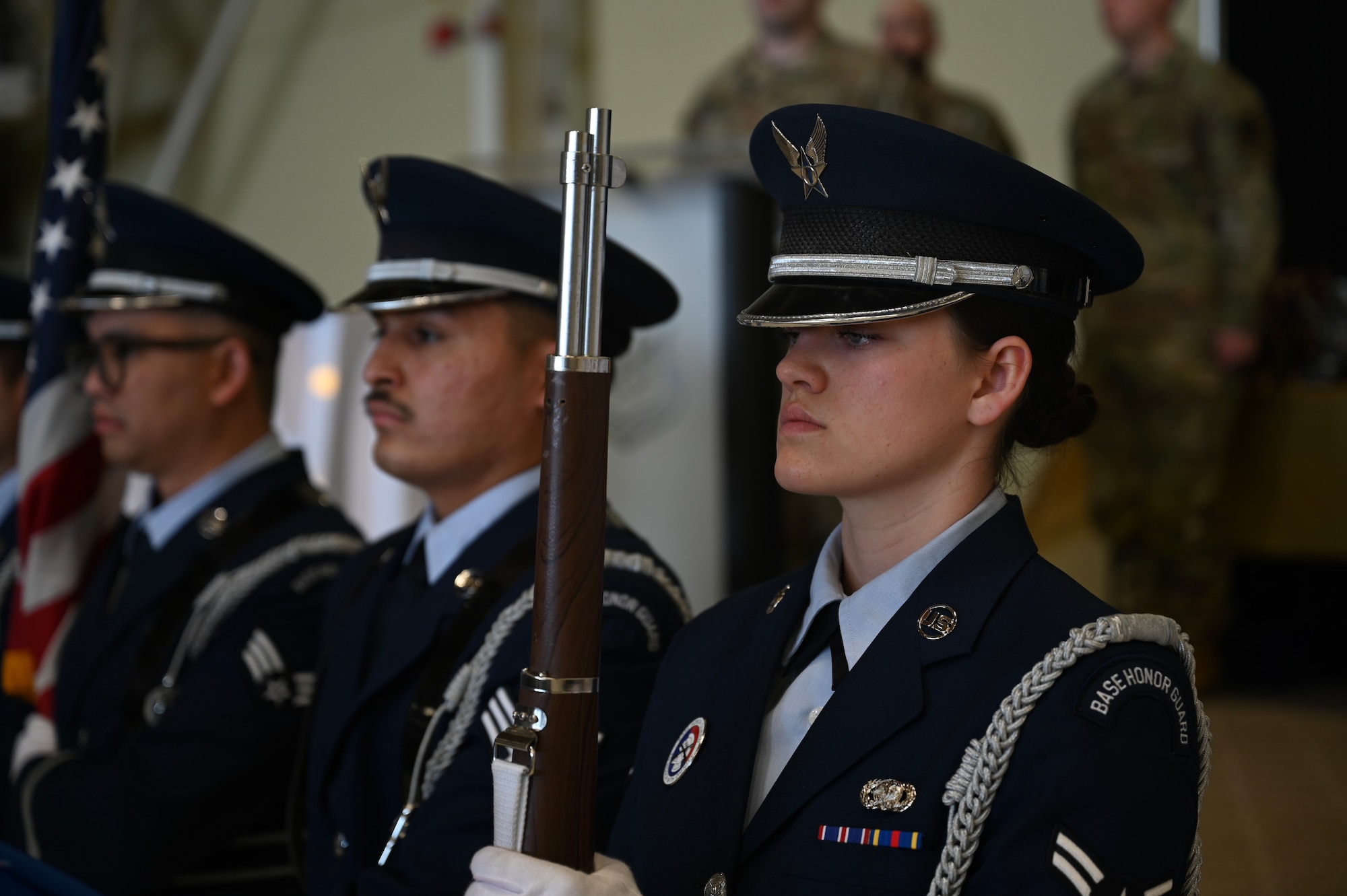 Airman stands in uniform