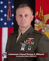 Lieutenant Colonel Thomas K. Whitesel command photo