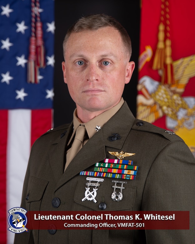 Lieutenant Colonel Thomas K. Whitesel command photo