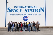 Huntsville Center’s Leadership Development Program Level 1 pictured touring NASA's Marshall Space Flight Center facilities.