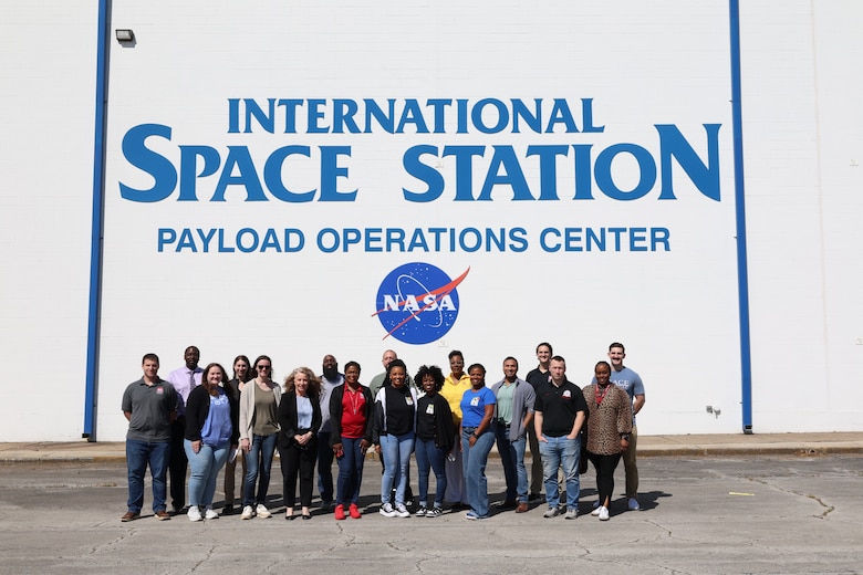 Huntsville Center’s Leadership Development Program Level 1 pictured touring NASA's Marshall Space Flight Center facilities.