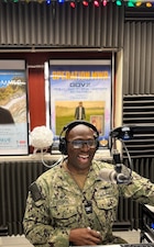 250604-N-TY711-8261 SIGONELLA, Italy. (June 4, 2025) Captain TaRail A. Vernon, Commanding Officer of U.S. Naval Hospital Sigonella, hosts a Patient Informational Minute segment on AFN Sigonella, joined by Cmdr. Radhames Lizardo, Director for Surgical Services and General Surgeon, to discuss the importance of colorectal cancer screenings. The broadcast, recorded on June 4 in Sigonella, Italy, underscores U.S. Naval Hospital Sigonella’s continued commitment to health and readiness. (U.S. Navy photo by Lieutenant Commander Brandi Gibson)