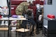 A 319th Reconnaissance Wing military working dog team conducts a substance detection exercise as part of the inaugural Police Week Top Dog of the Tundra Competition at Grand Forks Air Force Base, N.D., May 13, 2025.