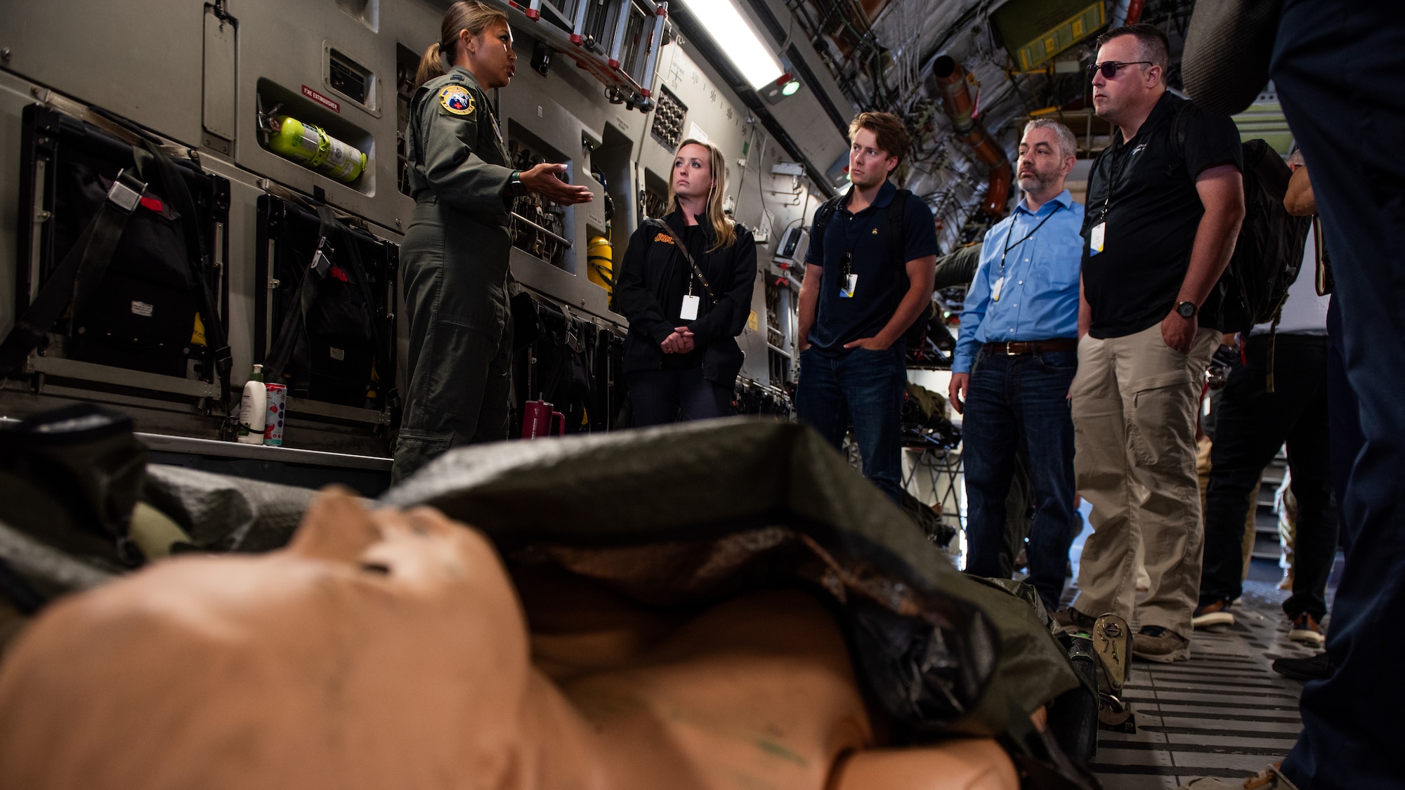 Airmen briefs industry partners