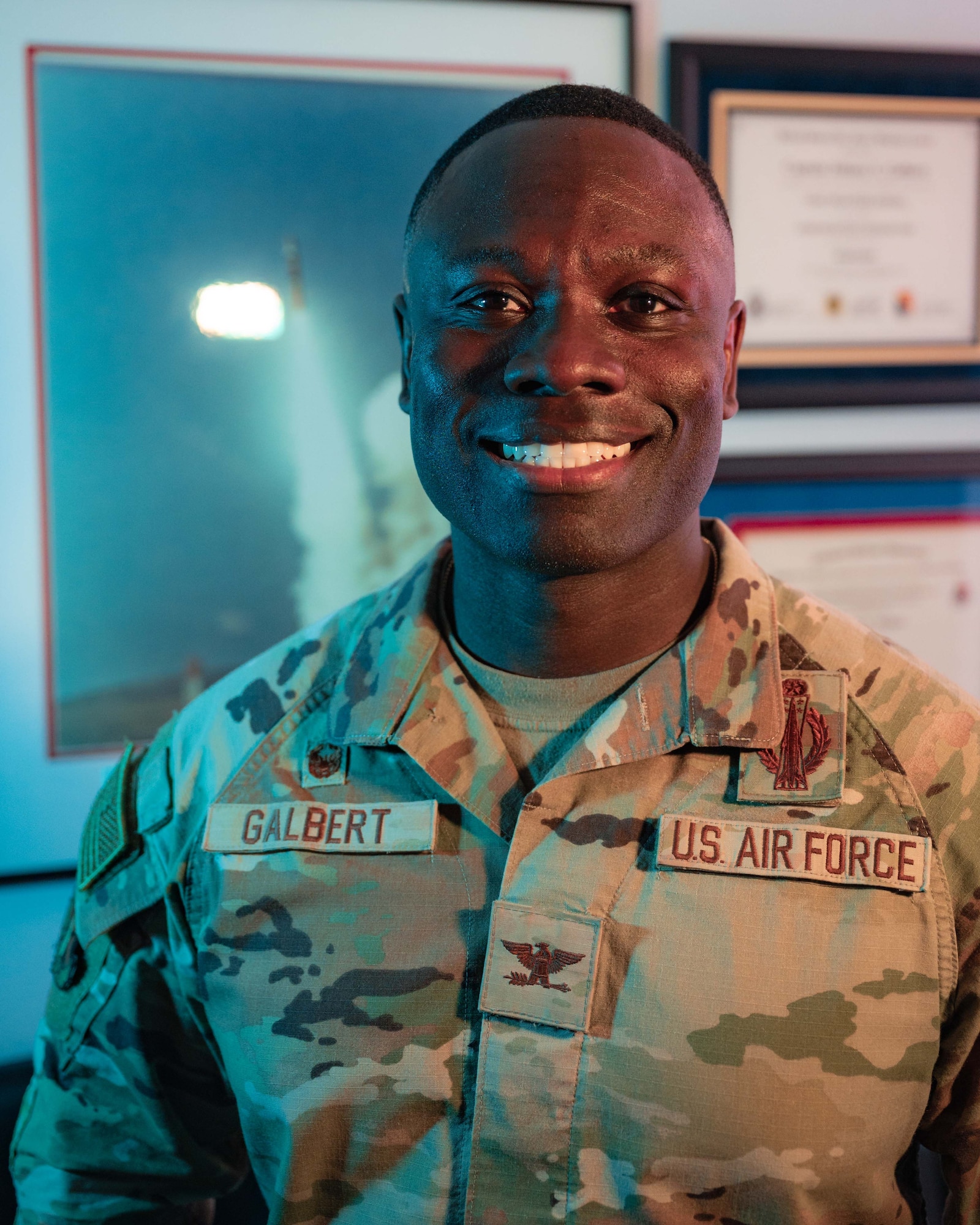 Entering the Air Force in May 2000 from the University of Arkansas’ Reserve Officer Training Corps program, Galbert is a career missileer, Weapons School graduate, and former Pentagon staff officer whose leadership spans from commanding at the squadron level to shaping strategic policy at the highest levels of the Department of Defense. (U.S. Air Force photo by Staff Sgt. Michael A. Richmond)