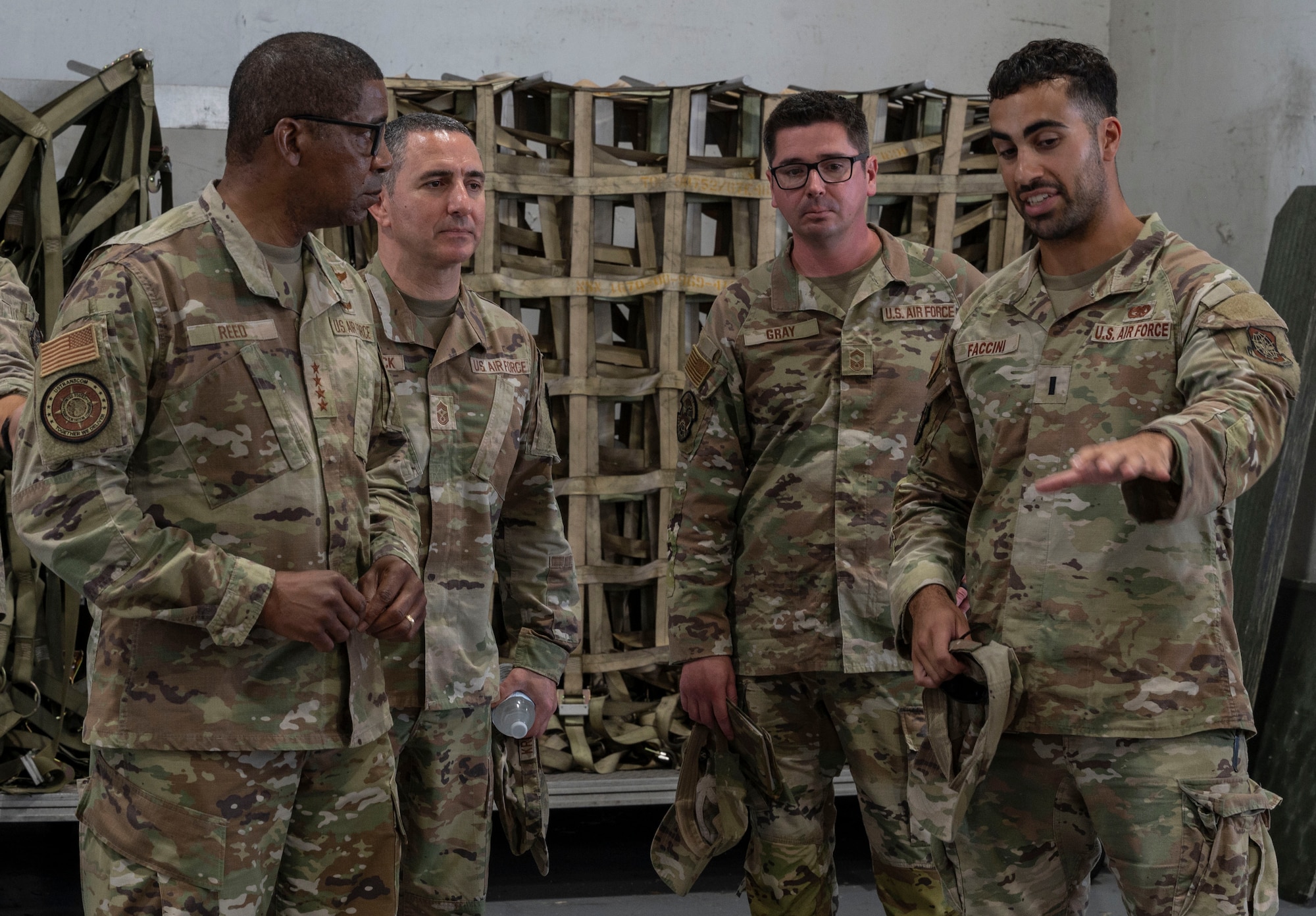 Reed is visiting several U.S., allied, and commercial installations in the Pacific this month, including multiple sites on Guam. Observations and discussions from the trip will enhance USTRANSCOM’s understanding of military transportation and logistics challenges in the region