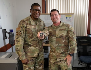 Reed is visiting several U.S., allied, and commercial installations in the Pacific this month, including multiple sites on Guam. Observations and discussions from the trip will enhance USTRANSCOM’s understanding of military transportation and logistics challenges in the region