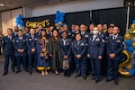 Graduates of the 2025 Spring Community College of the Air Force pose for a photo at Yokota Air Base, Japan, June 3, 2025. Earning these degrees reflects each Airman’s commitment to personal and professional development in support of the Air Force mission. (U.S. Air Force photo by Airman 1st Class David S. Calcote)