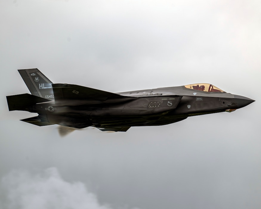 F-35A flying