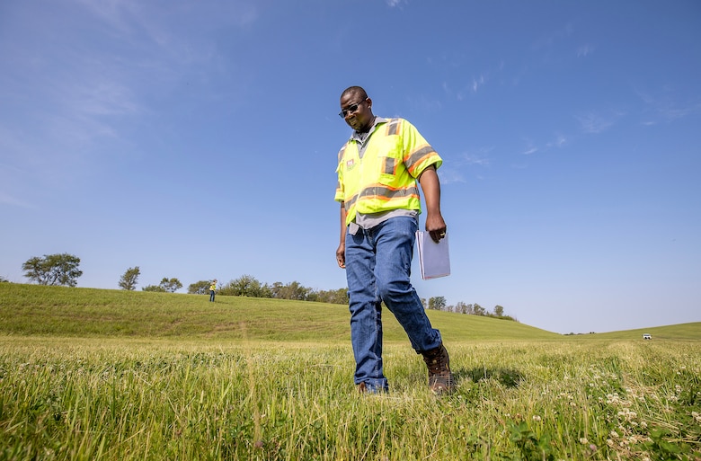 A photo of the Branched Oak Dam periodic inspection and assessment.