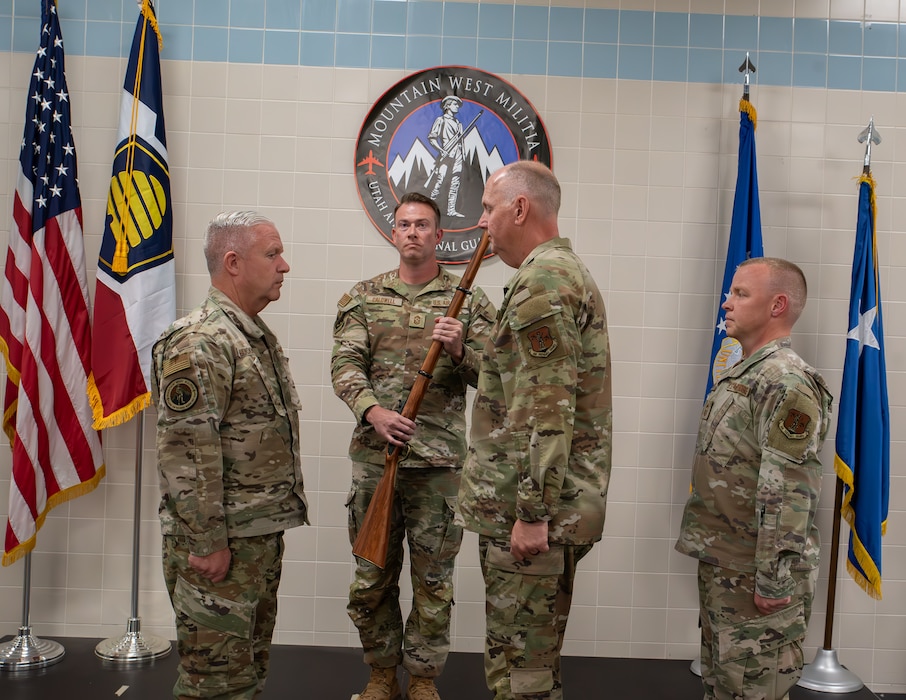 In a ceremony rich in pride, tradition, and purpose, the Utah Air National Guard held a Change of Responsibility ceremony on Saturday, formally marking the end of Chief Master Sgt. Brian Garrett’s eight years of service as the State Command Chief and welcoming Chief Master Sgt. Cory Roach as the 14th Airman to hold the position.