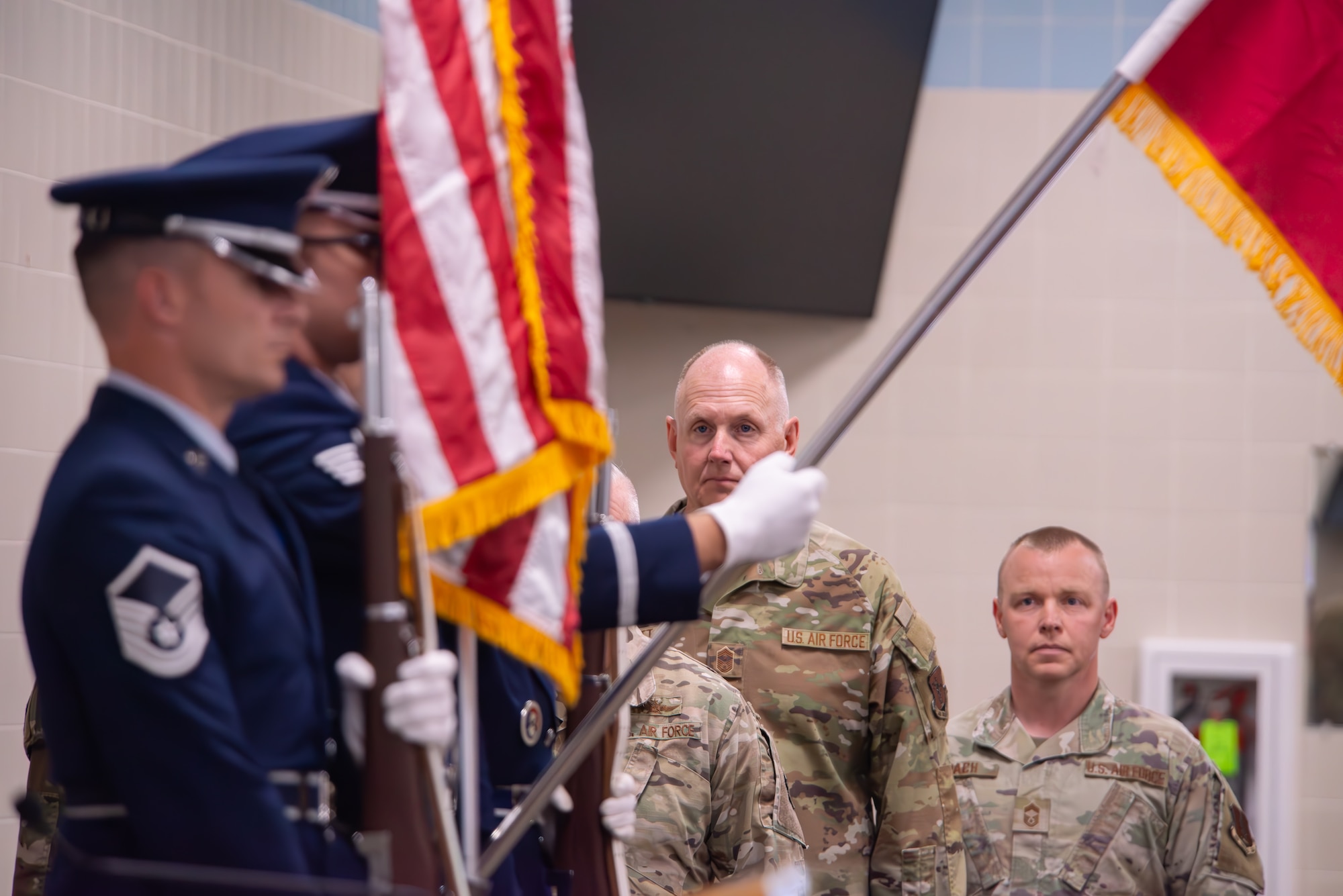 In a ceremony rich in pride, tradition, and purpose, the Utah Air National Guard held a Change of Responsibility ceremony on Saturday, formally marking the end of Chief Master Sgt. Brian Garrett’s eight years of service as the State Command Chief and welcoming Chief Master Sgt. Cory Roach as the 14th Airman to hold the position.