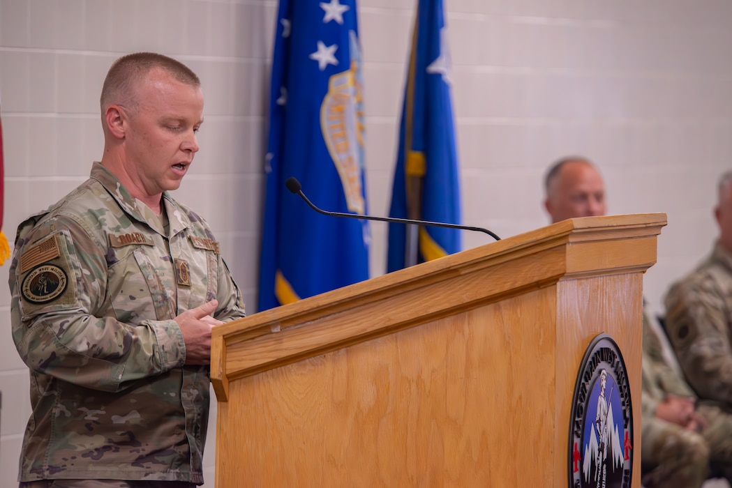 In a ceremony rich in pride, tradition, and purpose, the Utah Air National Guard held a Change of Responsibility ceremony on Saturday, formally marking the end of Chief Master Sgt. Brian Garrett’s eight years of service as the State Command Chief and welcoming Chief Master Sgt. Cory Roach as the 14th Airman to hold the position.