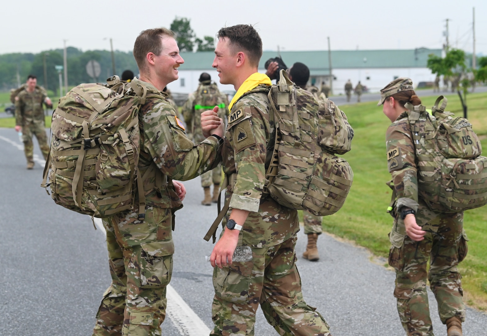 Members of the District of Columbia Army National Guard participate in the O’Neill Competition at Fort Indiantown Gap, PA, on June 6, 2025. The event pushed more than 250 participants through a grueling day of military fundamentals—from ruck marches and weapons qualification to medical tasks and vehicle maintenance—designed to unify and strengthen the Warrior Ethos. The competition was a tribute to D-Day (Operation Overlord) and the legacy of LTC John C. O’Neill, a World War II combat engineer and D.C. Guardsman who helped breach enemy defenses on Omaha Beach in 1944.