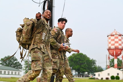 Members of the District of Columbia Army National Guard participate in the O’Neill Competition at Fort Indiantown Gap, PA, on June 6, 2025. The event pushed more than 250 participants through a grueling day of military fundamentals—from ruck marches and weapons qualification to medical tasks and vehicle maintenance—designed to unify and strengthen the Warrior Ethos. The competition was a tribute to D-Day (Operation Overlord) and the legacy of LTC John C. O’Neill, a World War II combat engineer and D.C. Guardsman who helped breach enemy defenses on Omaha Beach in 1944.