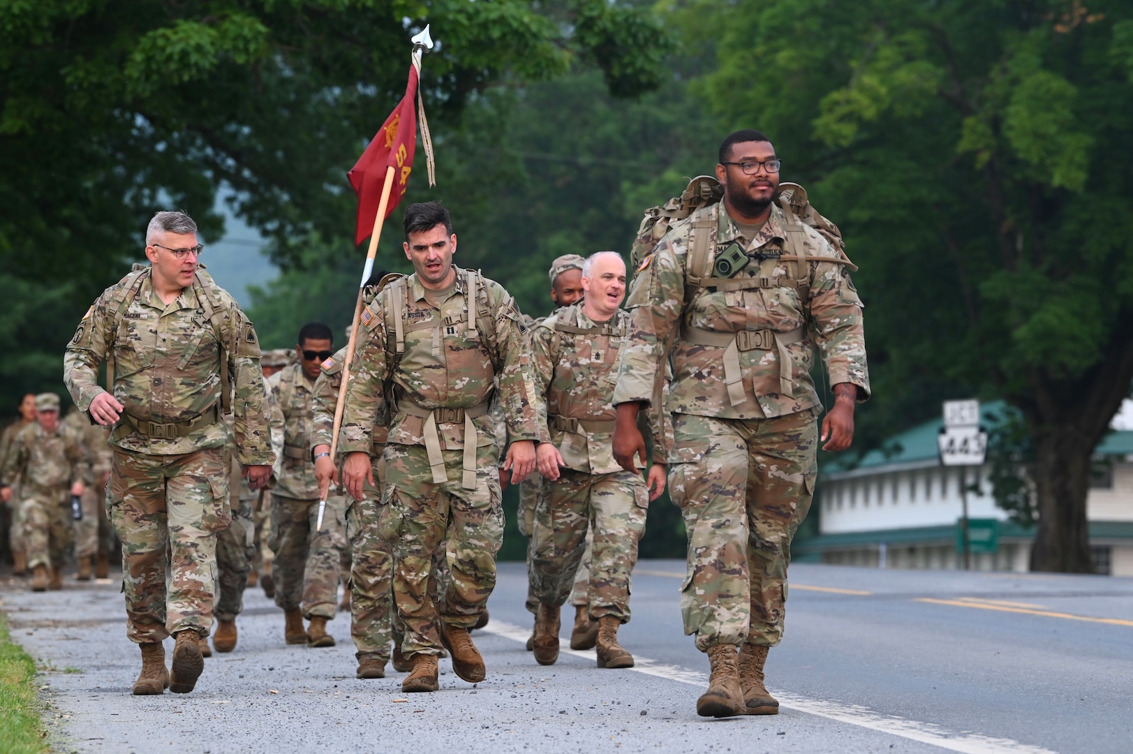 Members of the District of Columbia Army National Guard participate in the O’Neill Competition at Fort Indiantown Gap, PA, on June 6, 2025. The event pushed more than 250 participants through a grueling day of military fundamentals—from ruck marches and weapons qualification to medical tasks and vehicle maintenance—designed to unify and strengthen the Warrior Ethos. The competition was a tribute to D-Day (Operation Overlord) and the legacy of LTC John C. O’Neill, a World War II combat engineer and D.C. Guardsman who helped breach enemy defenses on Omaha Beach in 1944.