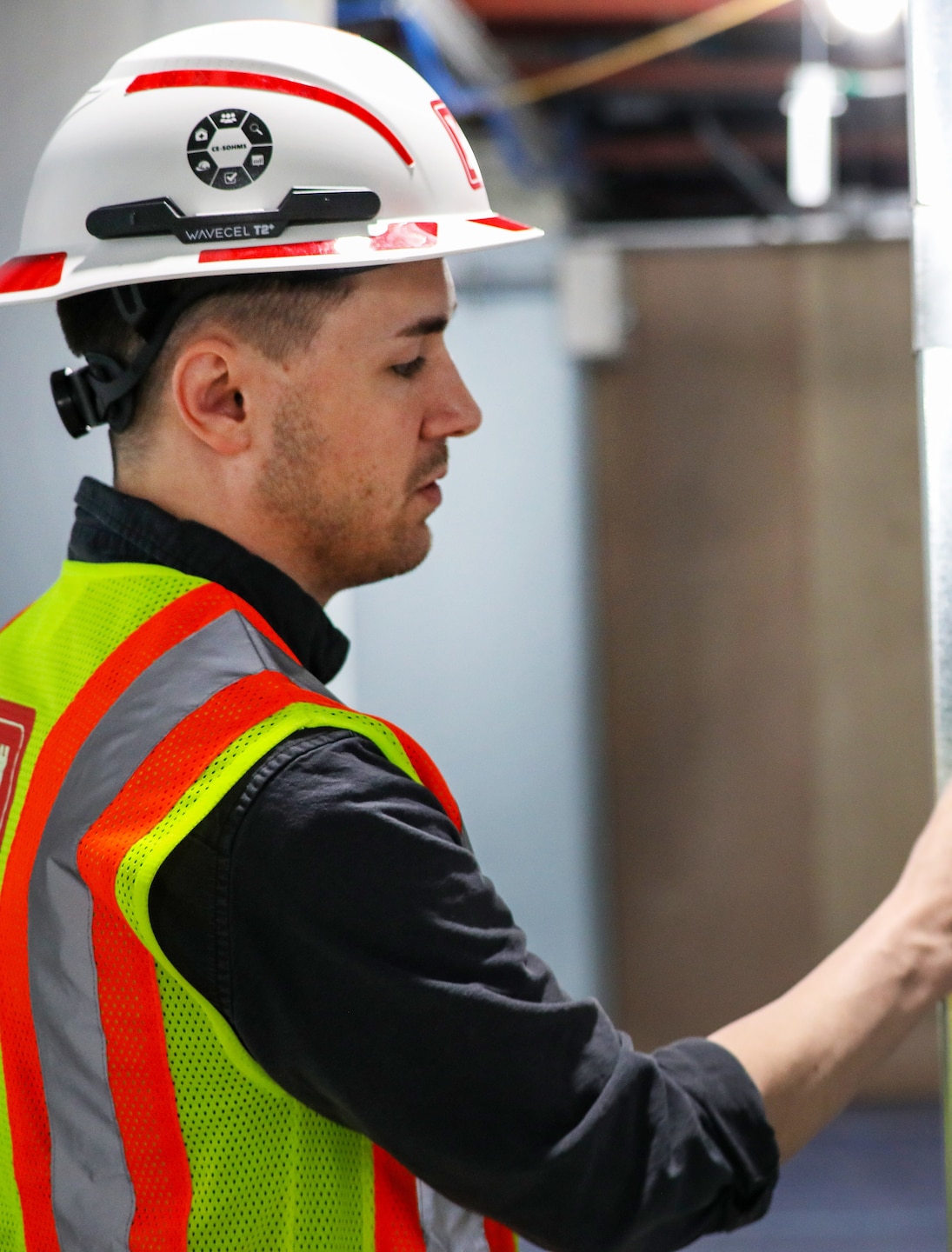 FED employee discusses the process of construction.