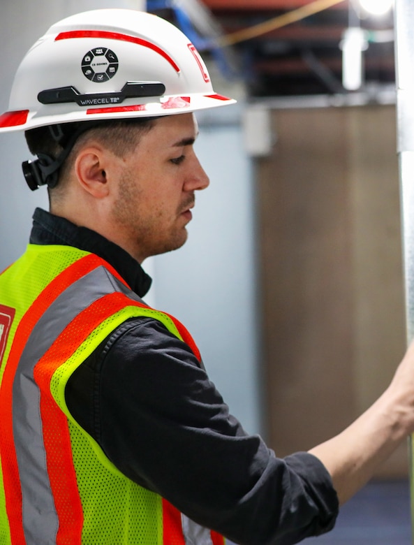 FED employee discusses the process of construction.