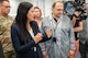 Photo of Army Materiel Command Executive Deputy to the Commanding General Liz Miranda touring the facility