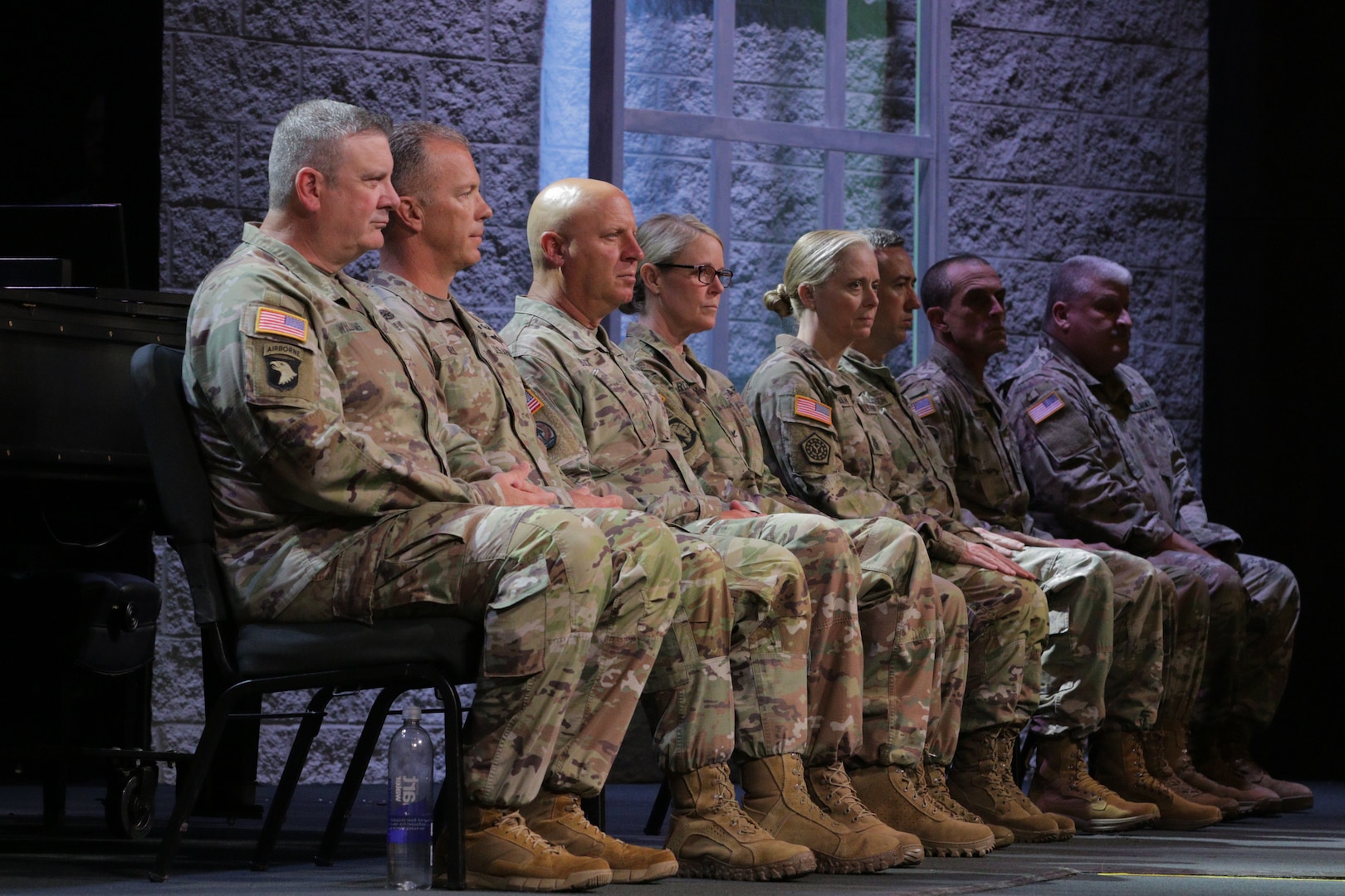 Senior leaders from the Illinois Army National Guard, including representatives from the 34th Infantry Division Sustainment Brigade and the 232nd Combat Sustainment Support Battalion